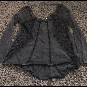 Free People Size M long sleeve shirt